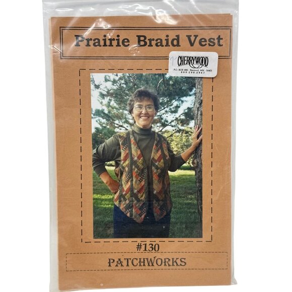 Lot Of 9 Sewing Patterns Vests Quilting Artsy Country Creative Fashion Vtg‎ 90's - Picture 10 of 11